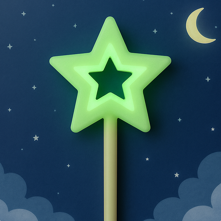 ⭐ Baguette Magique Étoile Phosphorescente