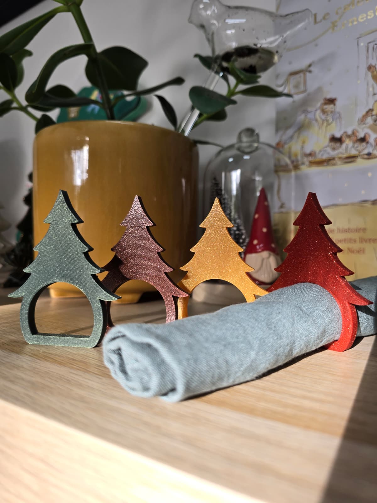 Porte serviette sapin